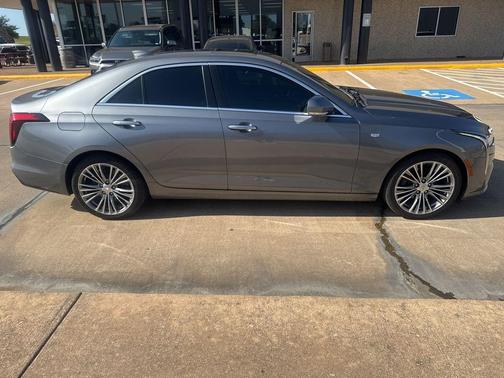 Satin Steel Metallic 2021 Cadillac CT4 Premium Luxury