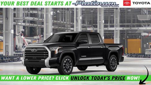 Midnight Black Metallic 2026 Toyota Tundra Limited