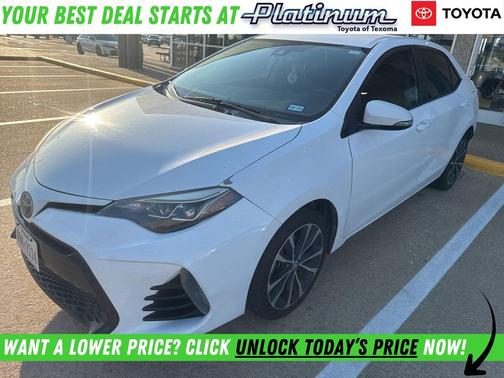 Super White 2018 Toyota Corolla SE