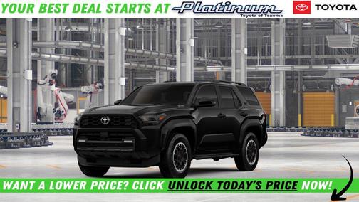 Black 2026 Toyota 4Runner TRD Off Road Premium