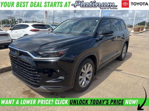 Midnight Black Metallic 2024 Toyota Grand Highlander Limited