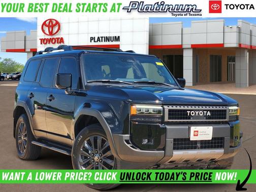 Black 2024 Toyota Land Cruiser Base