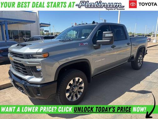 Sterling Gray Metallic 2024 Chevrolet Silverado 2500 Custom