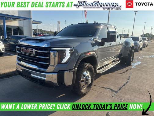 Thunderstorm Gray 2024 GMC Sierra 3500 SLT