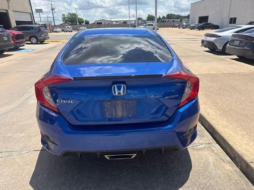 Aegean Blue Metallic 2021 Honda Civic Sport