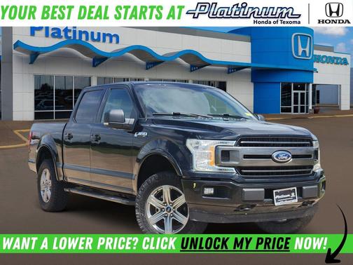 Shadow Black 2018 Ford F-150 XLT