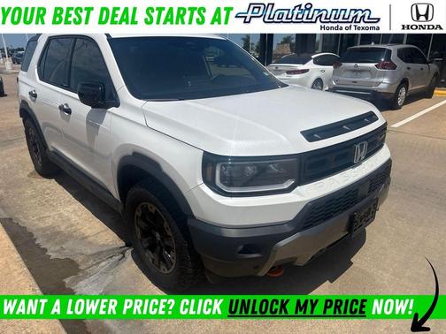 Platinum White Pearl 2026 Honda Passport AWD TrailSport Elite Blackout
