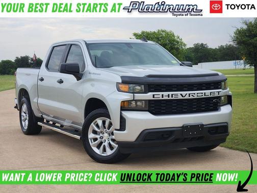 Silver Ice Metallic 2021 Chevrolet Silverado 1500 Custom