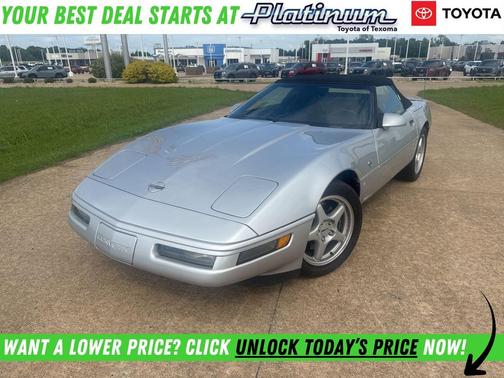 Silver 1996 Chevrolet Corvette Base