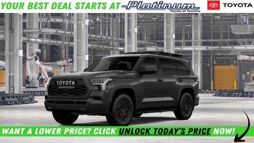 Magnetic Gray Metallic 2026 Toyota Sequoia TRD Pro