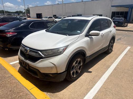Platinum White Pearl 2019 Honda CR-V EX