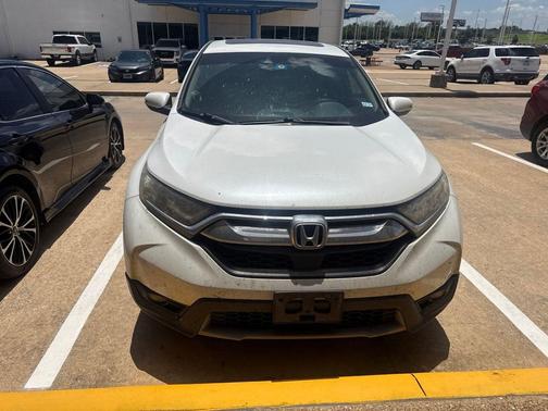 Platinum White Pearl 2019 Honda CR-V EX