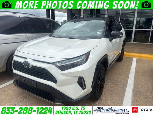 Midnight Black Metallic 2022 Toyota RAV4 Hybrid SE