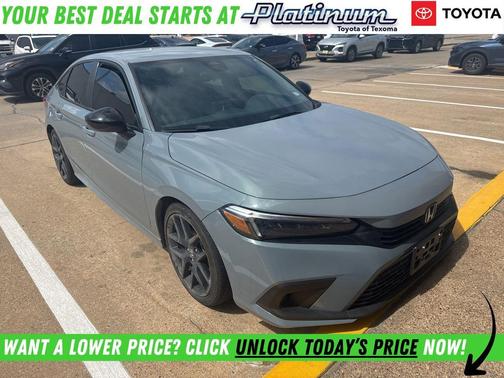 Sonic Gray Pearl 2024 Honda Civic Sport