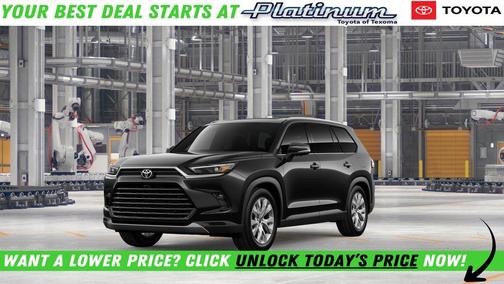 Midnight Black Metallic 2026 Toyota Grand Highlander Limited