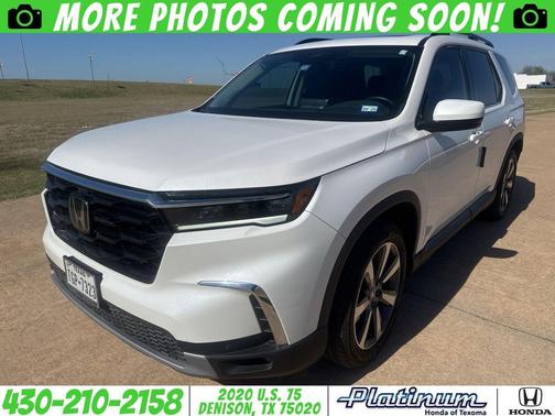 Platinum White Pearl 2023 Honda Pilot Touring 8-Passenger