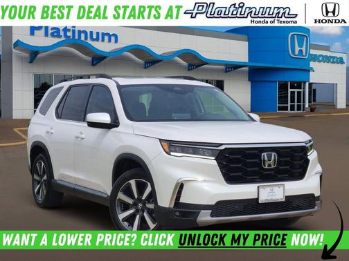 Platinum White Pearl 2023 Honda Pilot Touring 8-Passenger