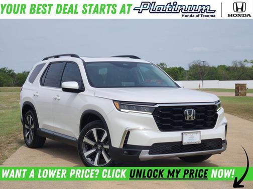 Platinum White Pearl 2023 Honda Pilot Touring 8-Passenger