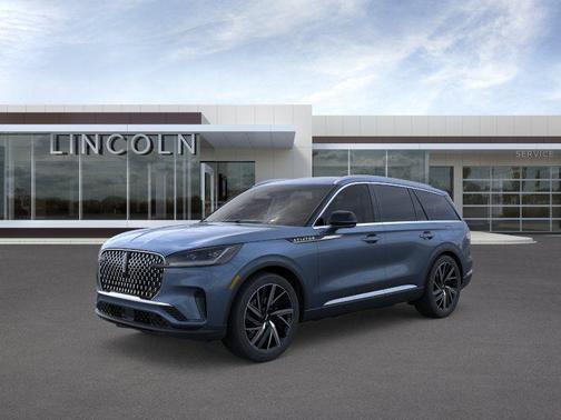 Whisper Blue Metallic Clearcoat 2026 Lincoln Aviator Reserve AWD