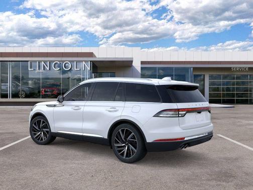 Pristine White Metallic Tri-Coat 2026 Lincoln Aviator Reserve AWD