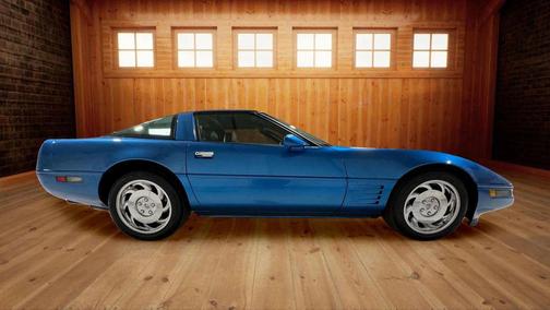 Blue 1991 Chevrolet Corvette Base