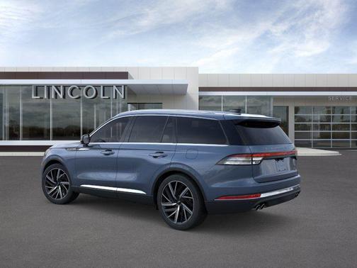 Whisper Blue Metallic Clearcoat 2026 Lincoln Aviator Reserve AWD