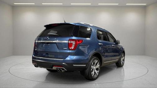 BLUE METALLIC 2018 Ford Explorer Platinum