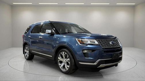BLUE METALLIC 2018 Ford Explorer Platinum
