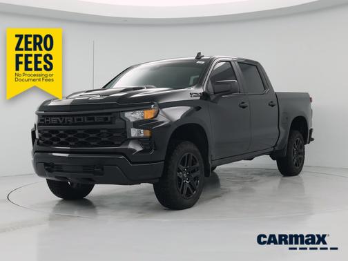Black 2026 Chevrolet Silverado 1500 Custom Trail Boss