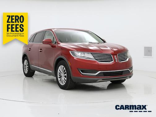 Red 2017 Lincoln MKX Select