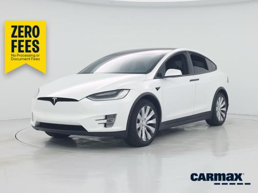 White 2020 Tesla Model X Long Range