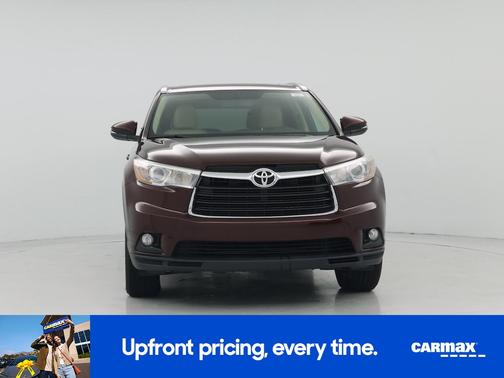 Burgundy 2016 Toyota Highlander XLE