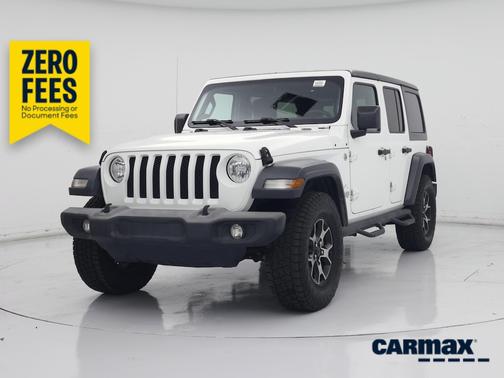 White 2018 Jeep Wrangler All-New Unlimited Sport S