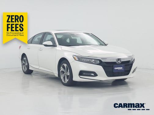 White 2018 Honda Accord EX-L