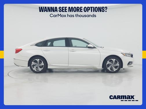 White 2018 Honda Accord EX-L
