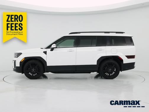 White 2024 Hyundai SANTA FE HEV Calligraphy