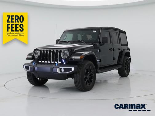 Black 2022 Jeep Wrangler Unlimited 4xe Unlimited Sahara