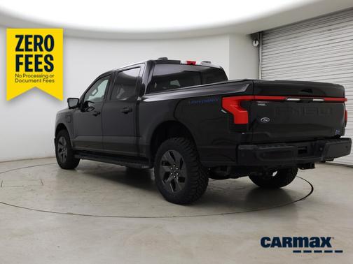 Black 2022 Ford F-150 Lightning Lariat