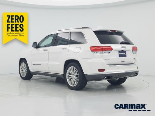 White 2017 Jeep Grand Cherokee Summit