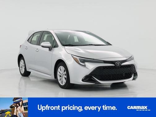 Silver 2023 Toyota Corolla Hatchback SE