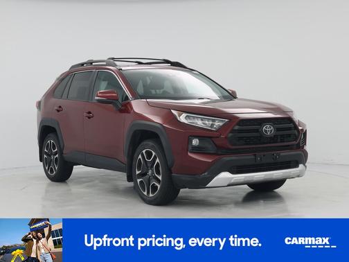 Burgundy 2019 Toyota RAV4 Adventure