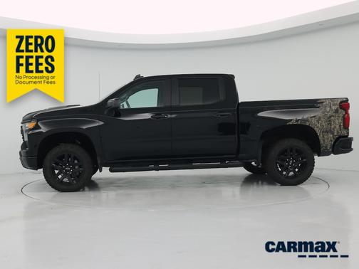 Black 2025 Chevrolet Silverado 1500 Custom Trail Boss