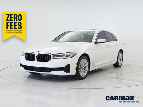 White 2021 BMW 530 I