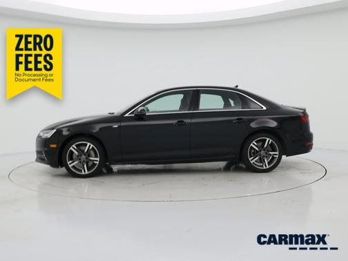 Black 2018 Audi A4 Premium Plus
