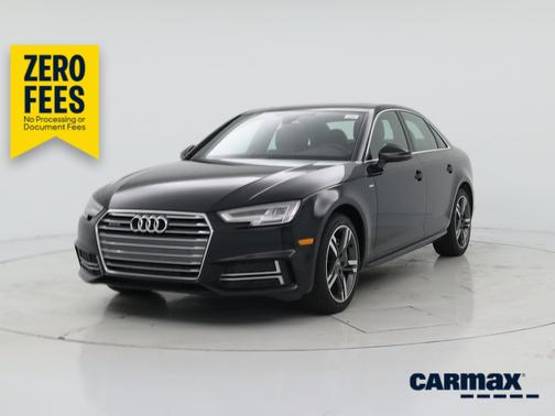 Black 2018 Audi A4 Premium Plus