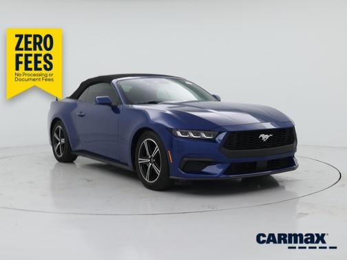 Blue 2024 Ford Mustang Ecoboost Premium
