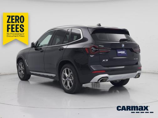 Black 2022 BMW X3 XDrive30i