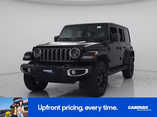 Black 2025 Jeep Wrangler 4xe Sahara