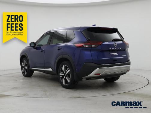Blue 2023 Nissan Rogue Platinum