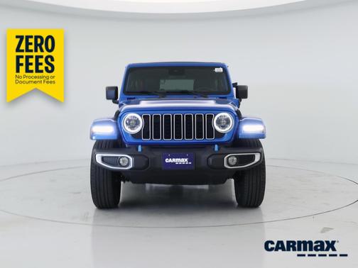 Blue 2024 Jeep Wrangler 4xe Sahara